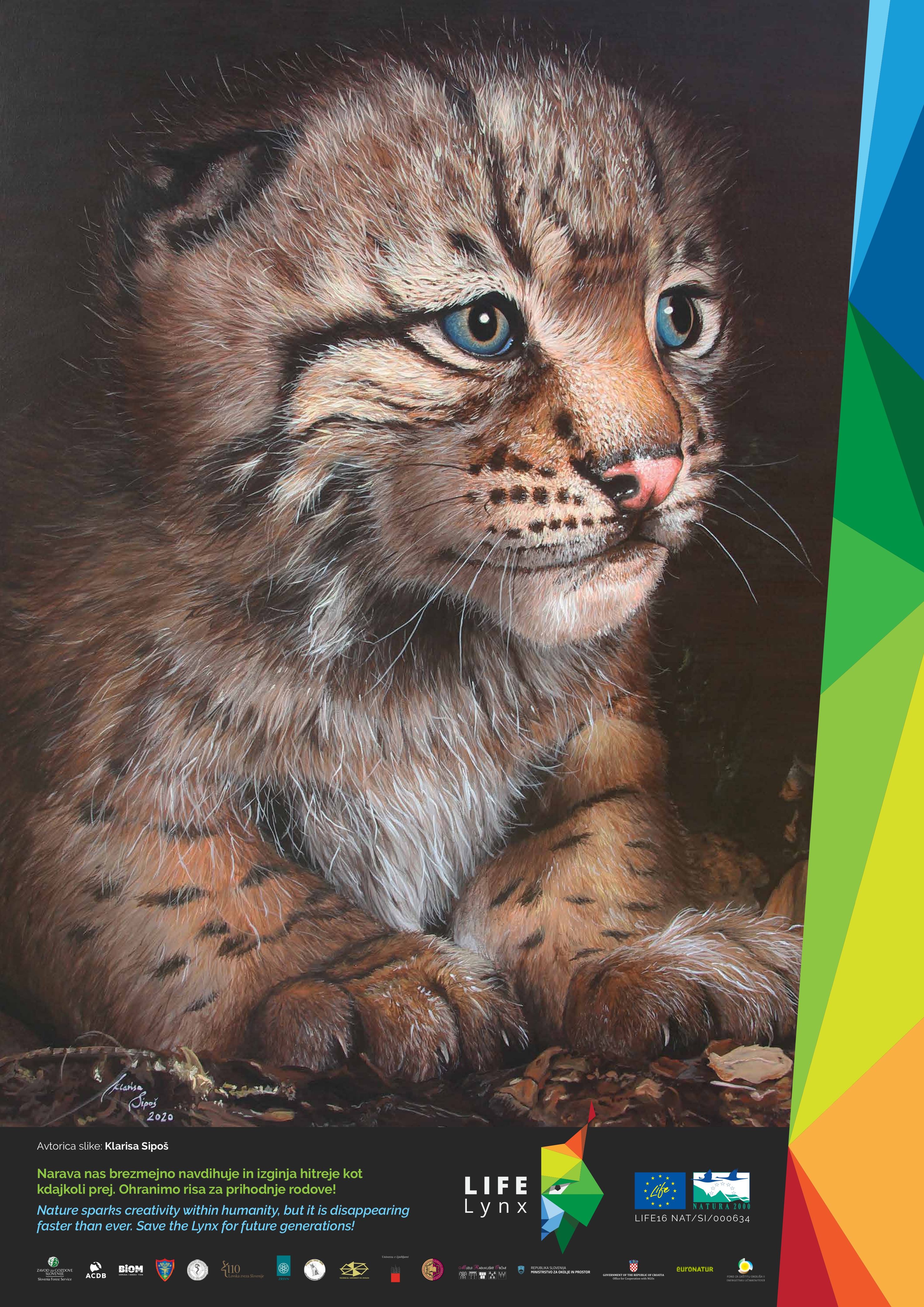 Posters for creative lynx-art tourism - Life lynx